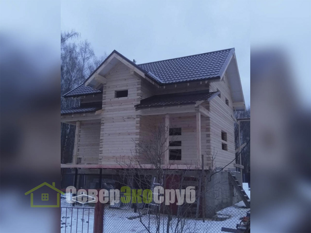 Дом из бруса 6x8, Бронницы